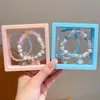 Pulseras para Niños, Exquisitas Pulseras de Perlas para Niñas, Pulseras de Juguete para Casa de Juegos de Niñas Pequeñas, Pulseras de Cristal para Mujeres, Regalos