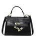 Bolso Retro Texturizado 2024 Nuevo Bolso de Mujer Moderno Moderno de Hombro Bajo el Brazo Bolso Cuadrado Pequeño Estilo Occidental Simple Bolso Bandolera