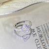 AliExpress Desejo Explosões de Comércio Exterior Anel Europeu e Americano Moda Popular Símbolo Zircon Anel de Diamante Anel de Casamento Feminino