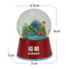 Bola de Cristal Personalizada Cenário Japonês Enfeites Transfronteiriços Bola de Floco de Neve Artesanato em Resina Produtos Domésticos Mais Vendidos na Amazon