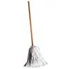 Mop cabeça redonda mop linha branca materiais de limpeza doméstica mop utilidades domésticas diárias mercado 10 reais mop de fio de algodão