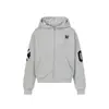 Sudadera con Capucha y Estampado Retro Americano para Hombre y Mujer, Marca de Tendencia Otoño e Invierno 2025, Sudadera con Cremallera para Pareja