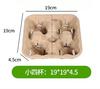 Porta-copos descartável para milk tea, Porta-copos individual/duplo/quatro copos, Porta-base biodegradável para quatro bebidas, Porta-copo de polpa para café para viagem