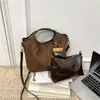 Set de Bolso Cubo Retro Estampado para Viajeros 2026 Nueva Moda Bolso de Hombro Cruzado de Gran Capacidad para Mujer