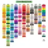 Colores Lindos 305 Colores 2.6mm Perlas de Fusión Paquete de Relleno Sin Rebabas Mismo Color del Lote Paquete de 10g Perlas para Manualidades al por Mayor