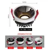 Foco Ultradelgado Empotrado Delgado Antideslumbrante Borde Estrecho Ángulo Ajustable Bajo Downlight para el Hogar Lavaluces Simple 5cm