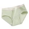 Ropa interior sencilla de color sólido para niñas, algodón transpirable con entrepierna, cintura media, ropa interior de algodón, estudiantes, señoras, calzoncillos de algodón puro