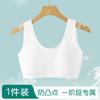 Ropa interior de desarrollo para niñas, sujetador de primera etapa para niñas, chaleco fino antigolpes, top deportivo sin costuras, transpirable