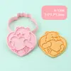 Molde para Galletas de Dibujos Animados Oso Arcoíris Simulación de Tiempo en Familia Herramienta Creativa DIY para Hornear Galletas
