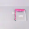 Carpeta de 3 anillas para hojas sueltas, transparente, para guardar hojas de examen de datos, carpeta de música, libro de colección para pasar páginas, bolsa de archivo, nueva transfronteriza