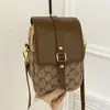 Bolsa feminina versátil transfronteiriça 2026 nova moda bolsa para celular, bolsa leve para senhoras, bolsa de ombro e transversal