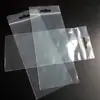 Fabricantes Produzem Sacos Plásticos Transparentes de LDPE Sacos Plásticos com Fecho Zíper de PE Sacos Plásticos com Abertura para Cabide para Roupas de Pet