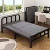 Cama plegable para descanso de almuerzo cama plegable para adultos cama plegable para el hogar cama simple cama de hierro para oficina cama cómoda con estructura de acero