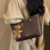 Bolsa Casual Simple de Gran Capacidad para el Trabajo al por Mayor para Mujer Nueva Moda Bolso Tote de Trabajo Versátil para el Hombro