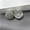 Pendientes de Bola Hueca Inspirados en Celebridades para Mujer, Regalo de Lujo Ligero de Gama Alta, Joyería al por Mayor