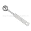 Cuchara de control de sal corta de acero inoxidable transfronteriza 0.63 1.25 2.5 5 7.5 15 20 25 30ml con escala