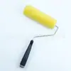 Pintura pintura de látex herramienta de brocha para pared rodillo de pintura rodillo de 7 pulgadas amarillo fuente de rodillo de pintura venta al por mayor directa de fábrica