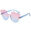Gafas de Sol Modelo Nuevo 2026 Estilo Peppa Pig, Gafas de Sol sin Marco de una Sola Pieza, Gafas de Sol Lindas de Cerdo Transfronterizas