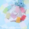 Listo de Fábrica Hecho Dropshipping Oso Artificial Gominola Resina Accesorios DIY Agujero Zapato Funda de Teléfono Móvil Material de Decoración