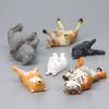 6 2 Generación Animal Adormilado Z00 Serie Adormilada Tigre Perro Chai Conejo Material Paisaje Muñeca Opción Única