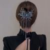 Temperamento Cuero Lazo Pinza Twist Parte Trasera Cabeza Sentido de Alta Gama Pinza de un Carácter Moda Dulce Cool Accesorios para el Cabello Lazo Leopardo