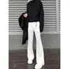 Moda Otoño 2026 Pantalones de Traje Simples con Caída para Hombre Versátiles Americanos Atractivos Pícaramente Sin Planchar Tacto de Alta Gama Microbocana Pantalones Largos