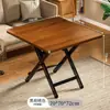 Mesa de Comedor Plegable para Hogares Pequeños, Mesa Plegable Sencilla para Apartamentos de Alquiler, Mesa Pequeña Portátil para Exteriores, Mesa Cuadrada para Comer