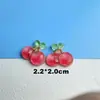 Acessórios de fruta uva transparente de simulação de desenho animado resina cola de creme DIY capa de celular acessórios de cabelo corda de cabelo material de beleza