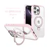 Funda Transparente Anticaídas para Teléfono Móvil para iPhone16e Nuevo Estilo Apple 16pro Max Soporte Magnético Funda para Teléfono Móvil