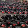 Varias especificaciones y modelos de rueda para vagoneta de mina duradera resistente al desgaste rueda de fundición de mina de acero rueda de mina para vagoneta de mina de calibre 600 par de ruedas