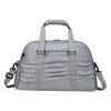 Saco de viagem de grande capacidade moda plissado saco mensageiro portátil saco de bagagem de viagem curta molhado e seco separação Sports Fitness Bag