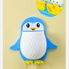 Caja de Almacenamiento de Pingüino de Dibujos Animados Caja Ajustada para Herramientas de Maquillaje Dormitorio Baño Cepillo de Dientes Mesita de Noche Teléfono Móvil Estante Colgante de Pared