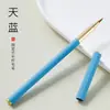 Estojo pequeno caneta macia caneta tipo pincel pincel de escrita pincel de lobo pincel de escrita caneta de escrita caneta de caligrafia portátil para iniciantes caneta de contorno para pintura chinesa tradicional
