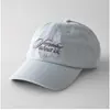 Gorra de Béisbol Suave con Bordado de Letras de Color Contrastante para Hombres y Mujeres, Gorra de Pico a la Moda y Personalizada Tendencia Versátil para Cuatro Estaciones con Visera