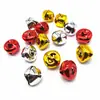 120 Peças Sino de Natal 2,5 cm, 4 Cores Misturadas Mini Sino para Artesanato Sino de Metal Colorido para Guirlanda Decoração de Casa e Natal DIY (4 Cores, 2,5cm)