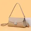 Bolso cruzado pequeño versátil de estilo clásico, bolso cruzado para mujer de un solo hombro nuevo, simple y moderno, bolso versátil para debajo del brazo para mujer