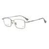 Gafas de Titanio Puro con Montura para Gafas para Miopía para Hombre, Montura Cuadrada Retro Literaria, Montura para Gafas Ópticas Terminadas para Mujer, Venta al Por Mayor del Fabricante