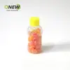 Botella de Piña 50ml Envase de Grado Alimenticio Frasco Plástico Transparente PET Frijoles de Chocolate Caramelo Arcoíris Frijoles Verdes Sellado