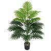 Simulação nórdica transfronteiriça Plantio verde Sanwei Girassol Vaso de planta Sala de estar interna Decoração de móveis domésticos Folha de ferro Bonsai de árvore falsa