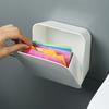 Caja de Bastoncillos de Algodón Estilo Japonés Caja de Algodón para Desmaquillar Baño Caja de Almacenamiento para Colgar en la Pared Caja de Algodón Cosmético Caja de Almacenamiento de Joyería Impermeable con Tapa
