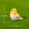 Figuritas de Loro Realistas en Miniatura Accesorios de Decoración DIY Mini Paisaje Adornos de Escritorio Mini Adornos de Pájaros