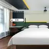 Meixiaju Hotel Furniture Quarto Padrão Conjunto Completo Pousada Hotel Cama Baú Armário de Chá Conjunto Completo Fábrica de Móveis Fixos