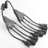 Divisor de Cable de Extensión de 1 a 4 Tomas, Cable de Alimentación de 3 Clavijas, Uso en Interiores y Exteriores Tiantai