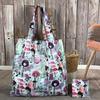 Bolsa de Compras Estampada Média em Estoque, Bolsa para Mamãe, Dobrável, Leve, Portátil, Sacola de Supermercado Ecológica, Bolsa de Mão em Tecido Oxford