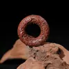 Madeira de Jujuba Fulminada Cabeça de Besta Dragão de Grama Fivela de Segurança Pingente Ferramenta Ritualística Taoísta Acessório Portátil Material Antigo Cor Escura Finamente Esculpido