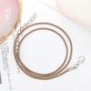Estilo K de Hilo Encerado Colorido Cierre de Langosta Cuerda de Cuero Collar Pulsera Colgante Lanyard Accesorios de Joyería DIY Material de Cuerda de Mano