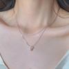 Collar pequeño de cereza de diseño nicho estilo coreano para mujer, estilo simple ins, moderno, único, de verano, combinable con todo, joyería, cadena para la clavícula
