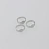 Anillo Anillo Pinto anillo diy accesorios hechos a mano anillo de 17 mm anillo anillo de apertura ajustable fondo de anillo