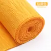 Papel crepé de colores papel plisado material de bricolaje hecho a mano papel papel para rizar engrosado rosa de rosa amasado a mano producción
