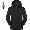Chaqueta de una sola capa de moda para mujeres y hombres, impermeable y cortavientos de grado tormenta para exteriores, estándar nacional, forro, red para colgar, casual y versátil